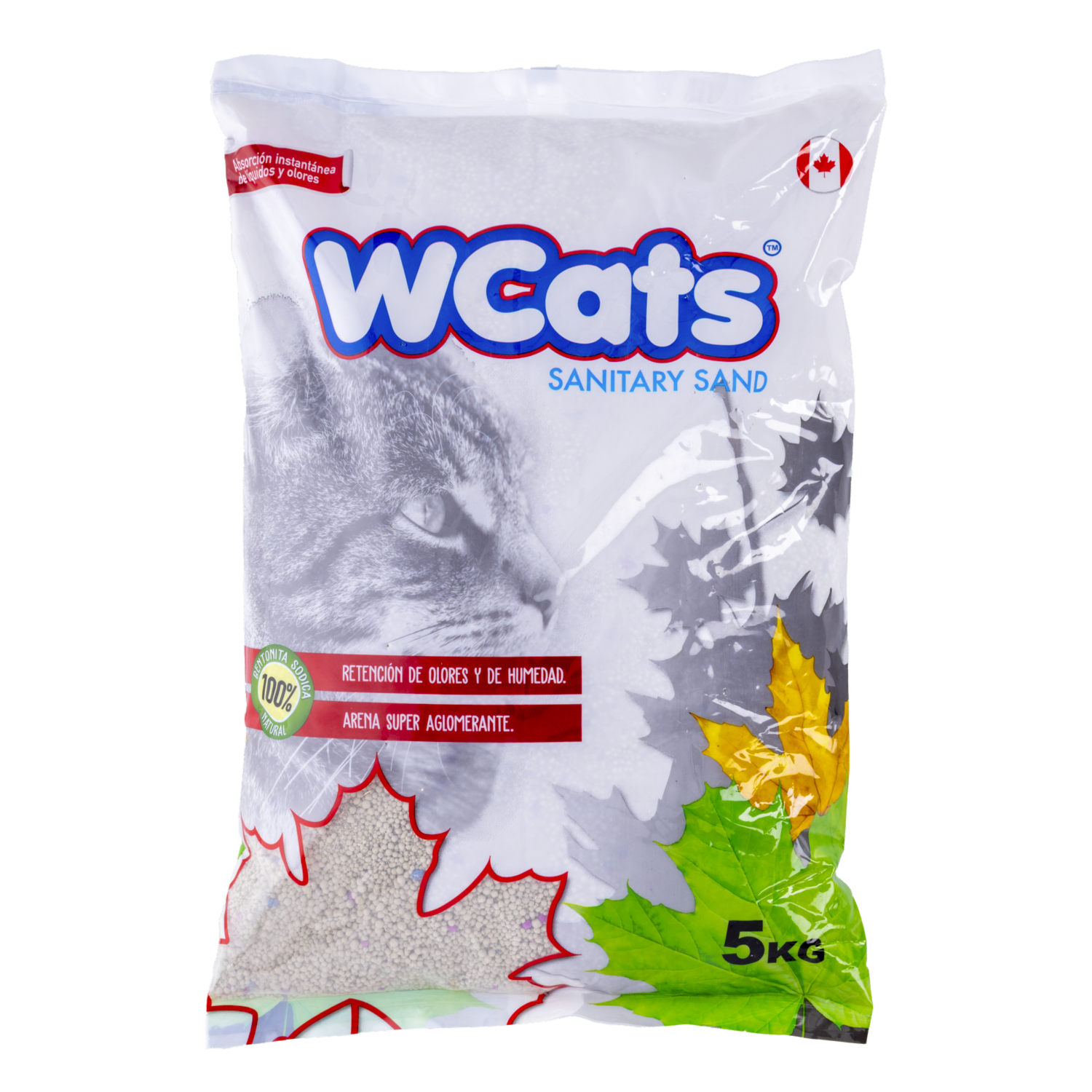 Arena Para Gatos Wcats EKONO 5 kg