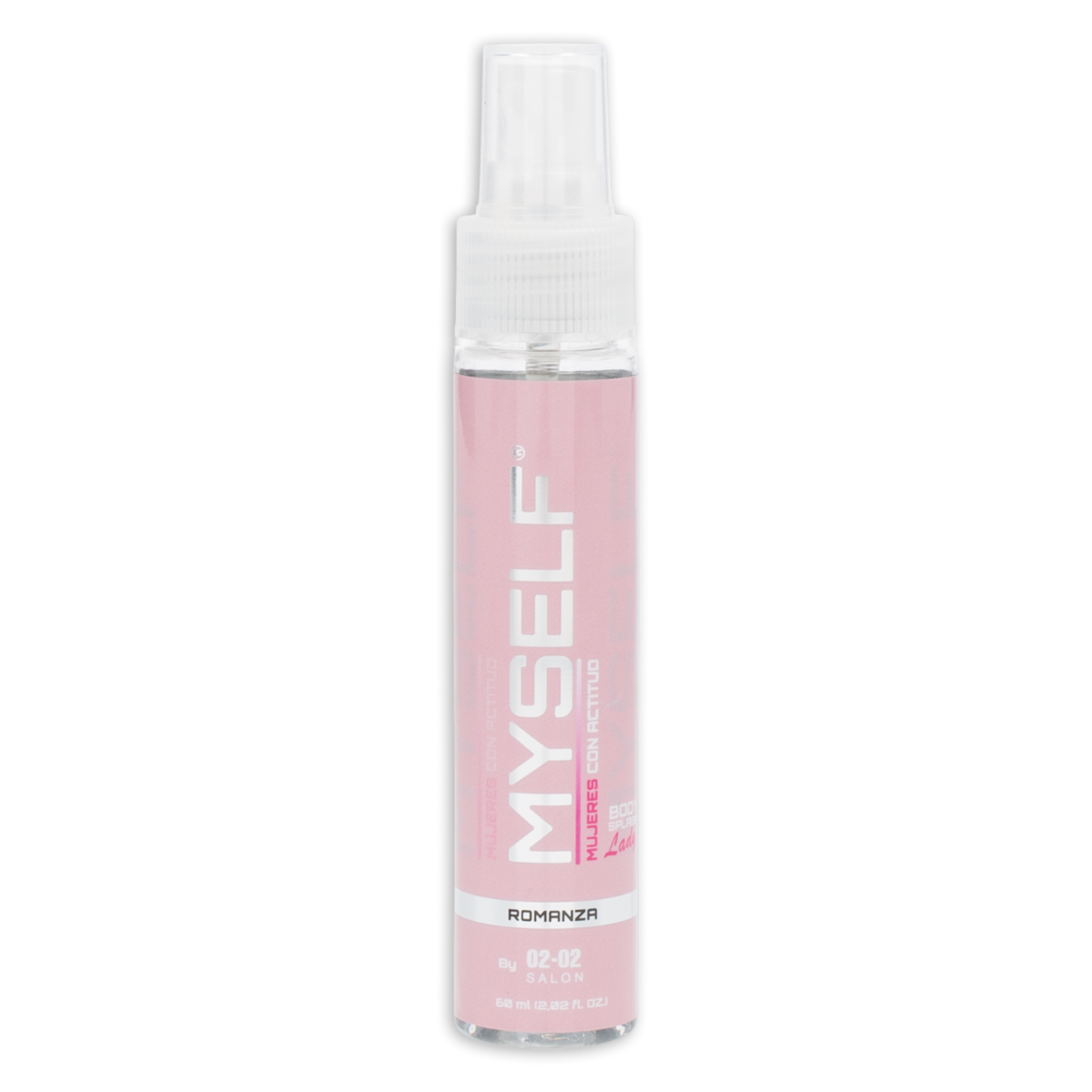 Body Splash Para Mujer Fragancia Romanza MYSELF 60 Ml