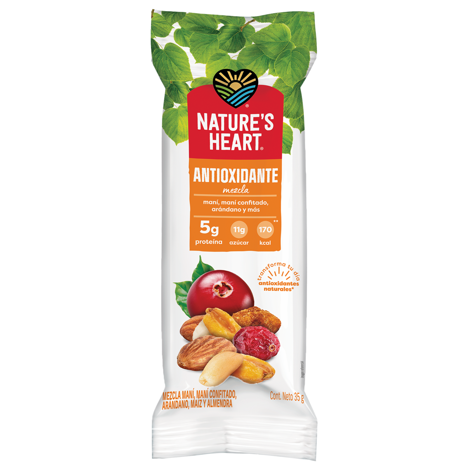 Frutos Secos Mix Antioxidante NATURE´S HEART 35 G