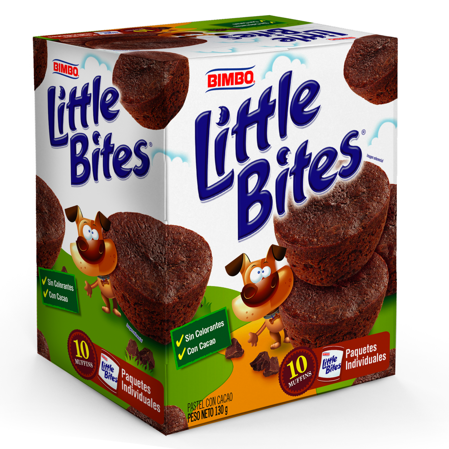 Mini Muffins Sabor Brownie Little Bites BIMBO 130 G