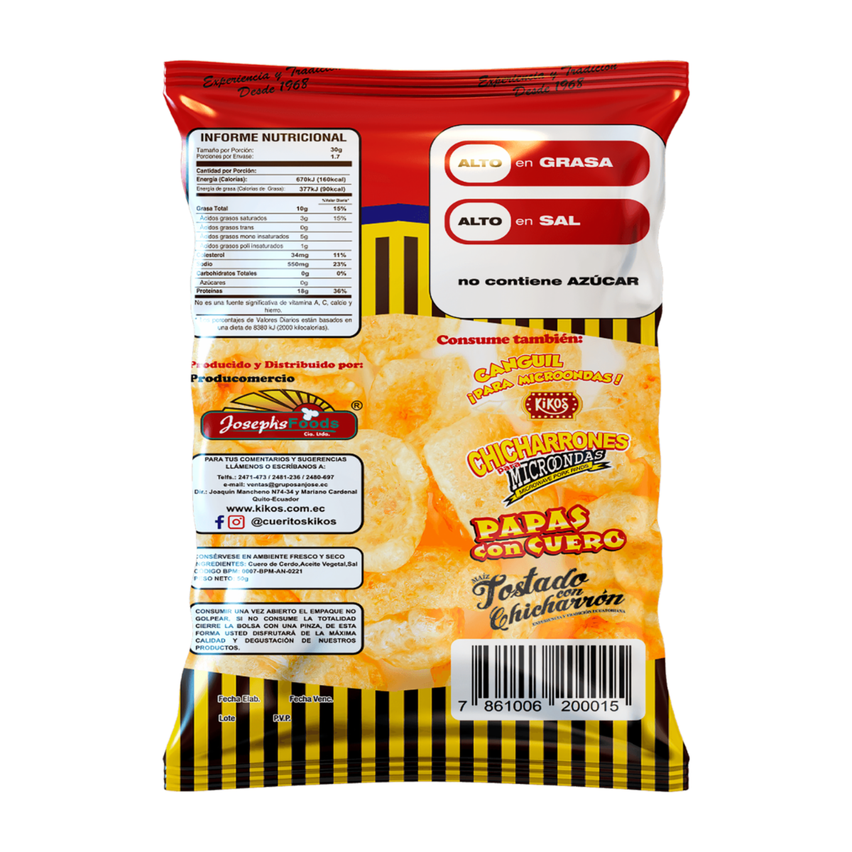 Chicharrón Bocaditos KIKOS 50 G