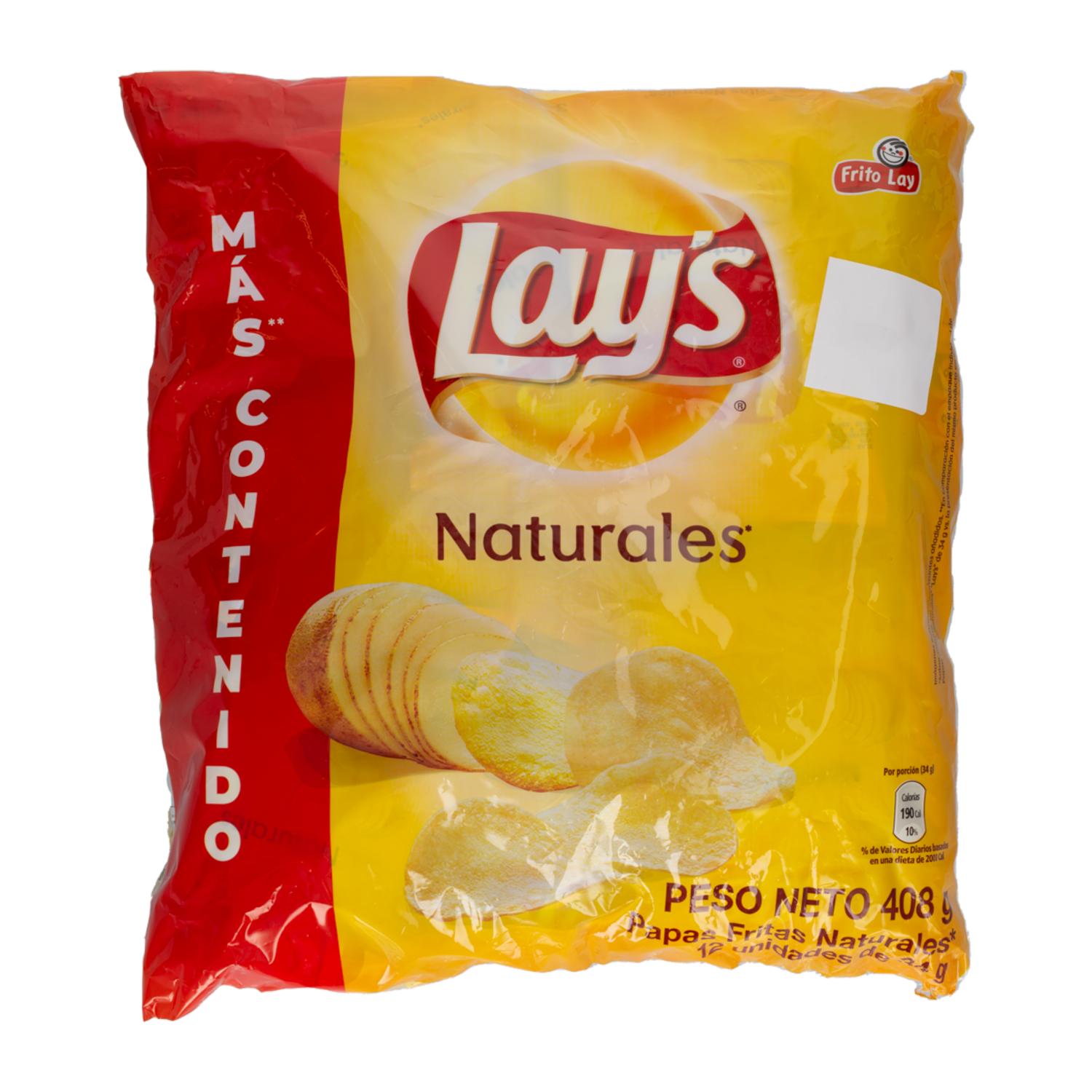 Papas Fritas Sabor Natural LAY’S 408 g