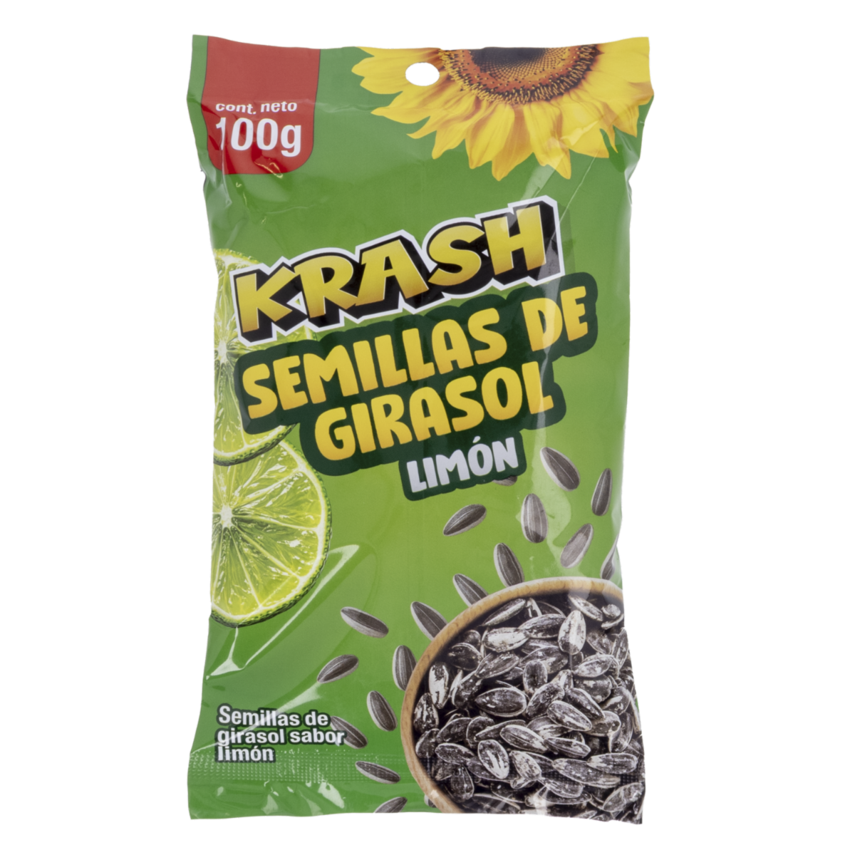 Semillas De Girasol Sabor A Limón KRASH 100 G