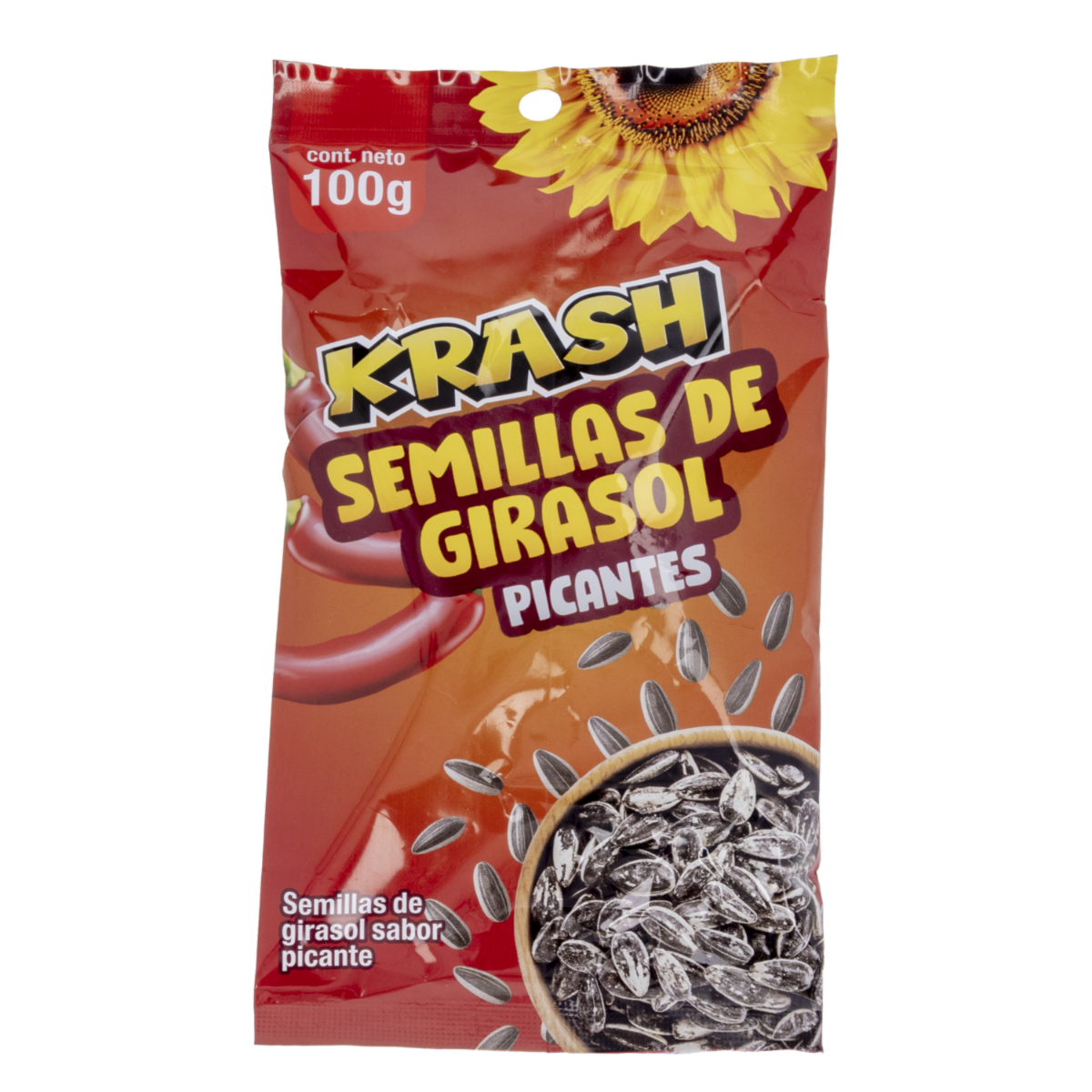 Semillas De Girasol Sabor Picante KRASH 100 G