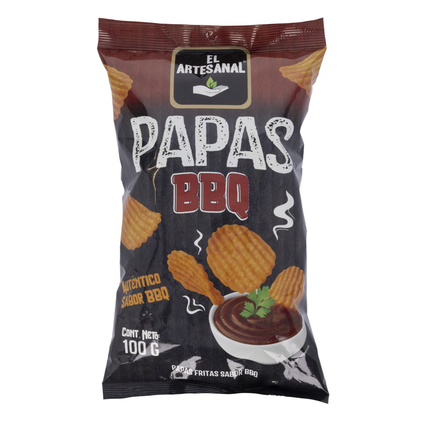 Papas Fritas Sabor Bbq EL ARTESANAL 100 G