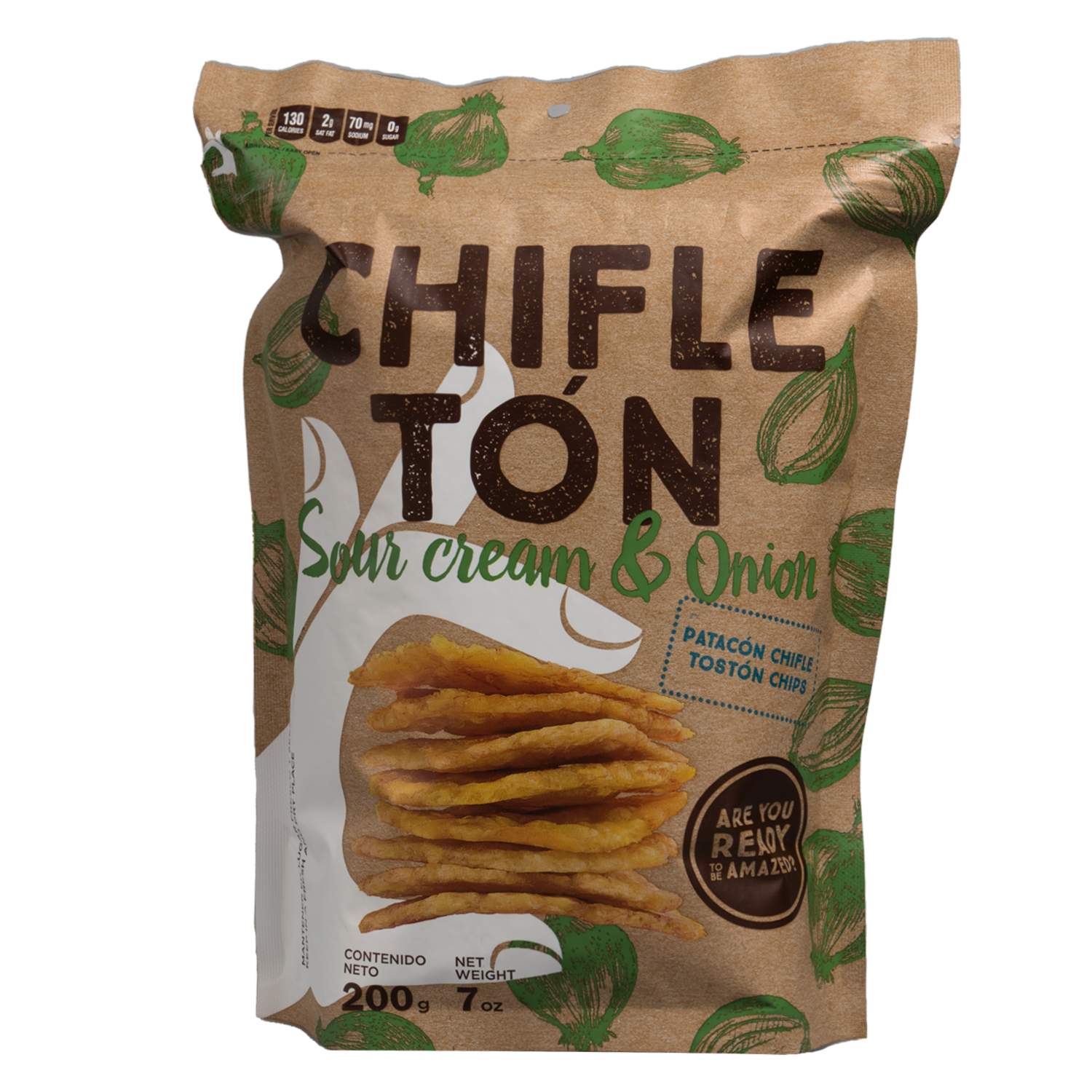 Patacón Chifle Sour Cream And Onion CHIFLETÓN 200 G