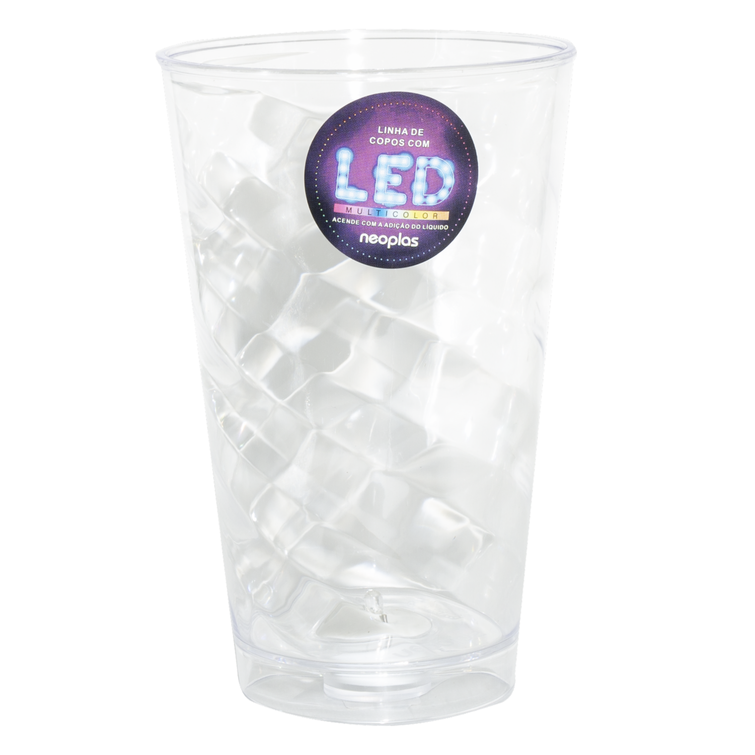 Vaso Twister Led Transparente NEOPLAS 700 ML
