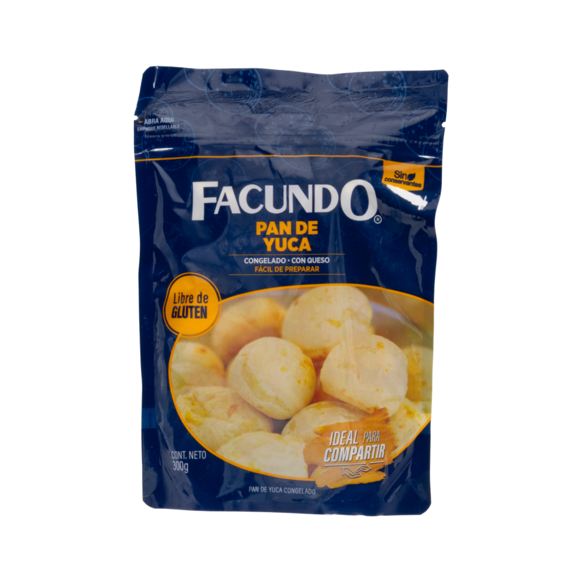 Pan De Yuca Congelado FACUNDO 300 G