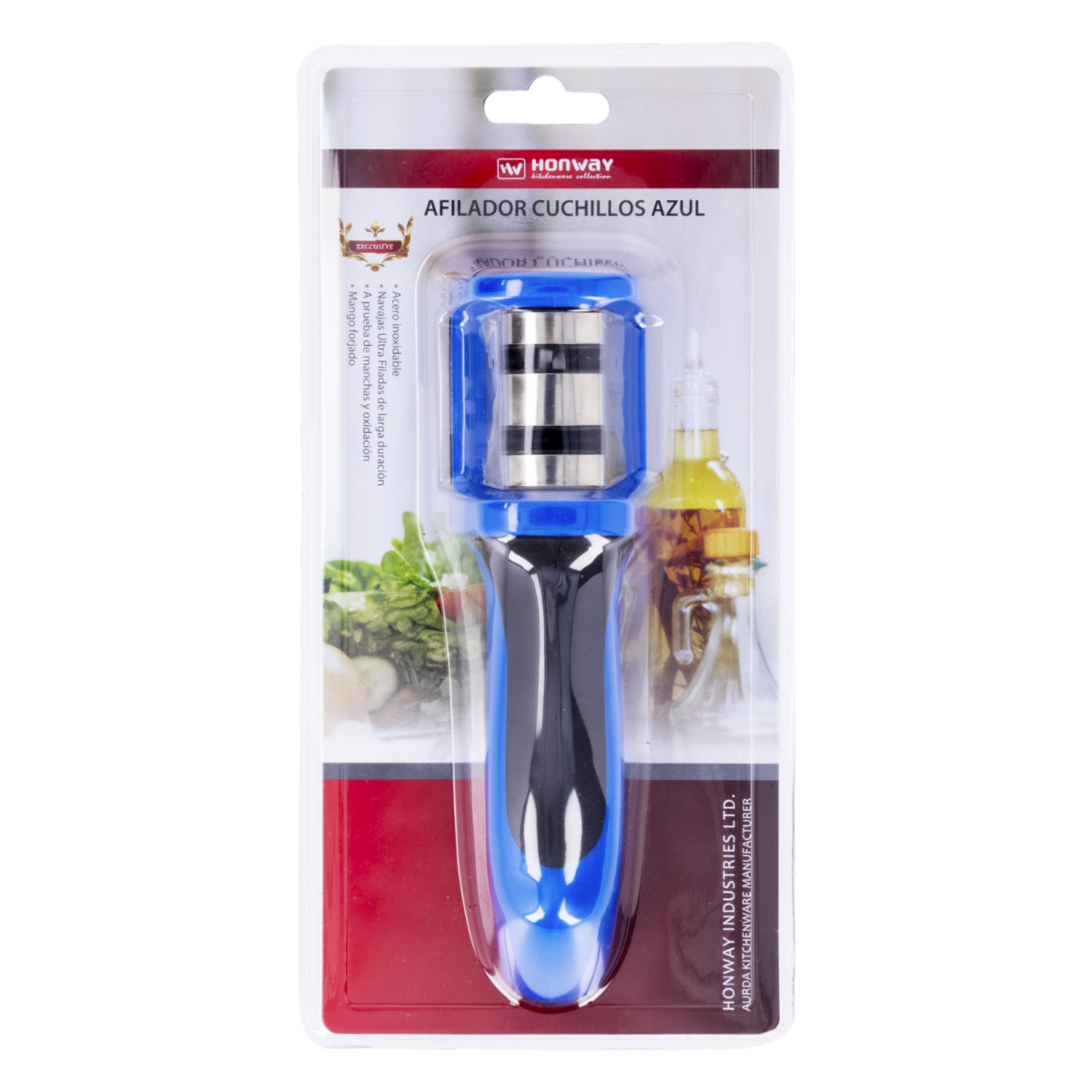 Afilador De Cuchillos Azul HONWAY Unidad