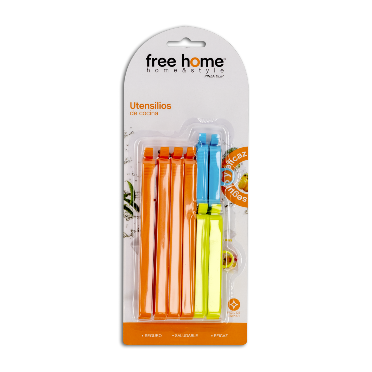 Pizas Clip Para Bolsas FREE HOME 8 Piezas