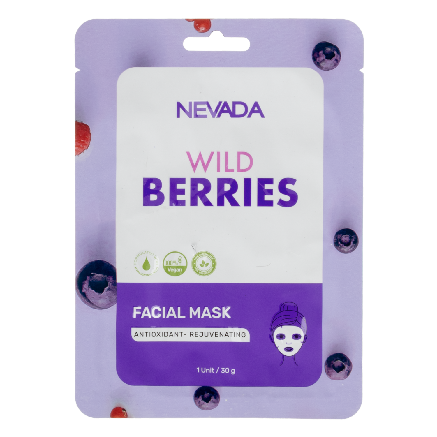 Mascarilla Facial Antioxidante De Frutos Del Bosque NEVADA 30 G