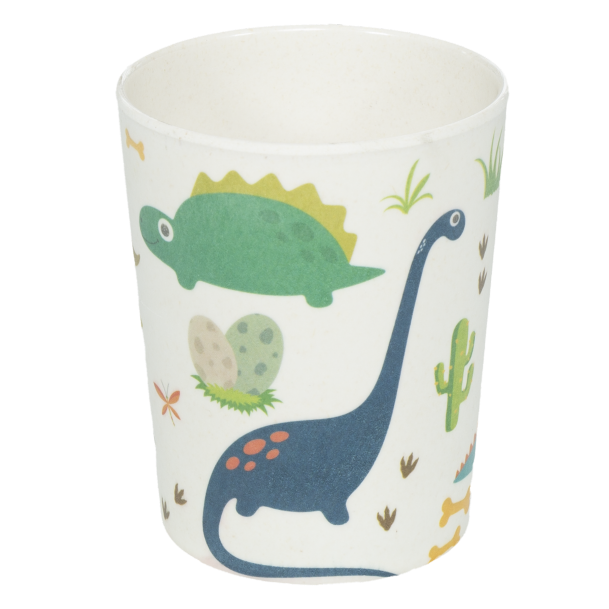 Vaso Plástico Diseño Infantil Dinosaurios FREE HOME 7.5X9 Cm
