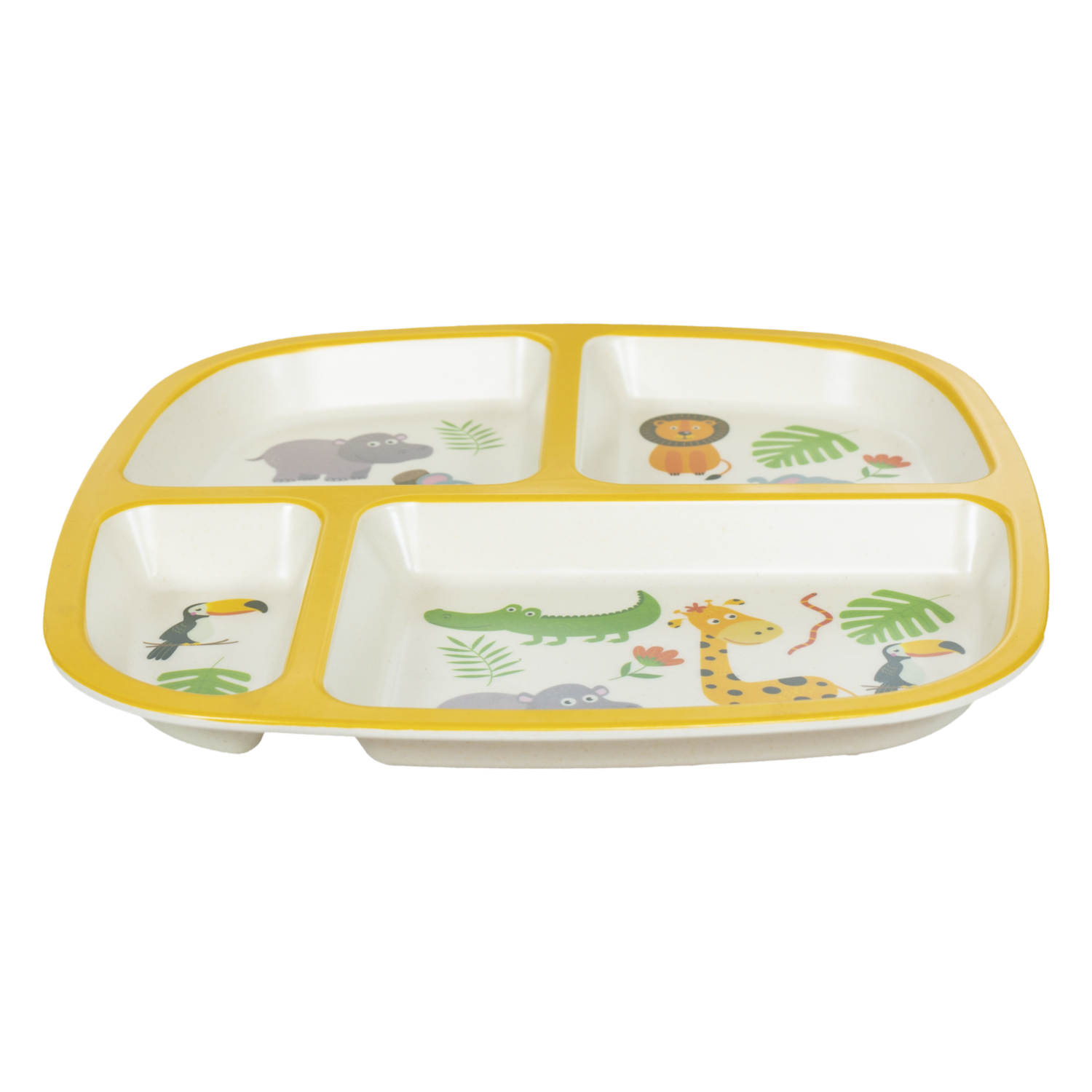 Plato Con Divisiones Diseño Infantil Animales FREE HOME 22.8X2 Cm
