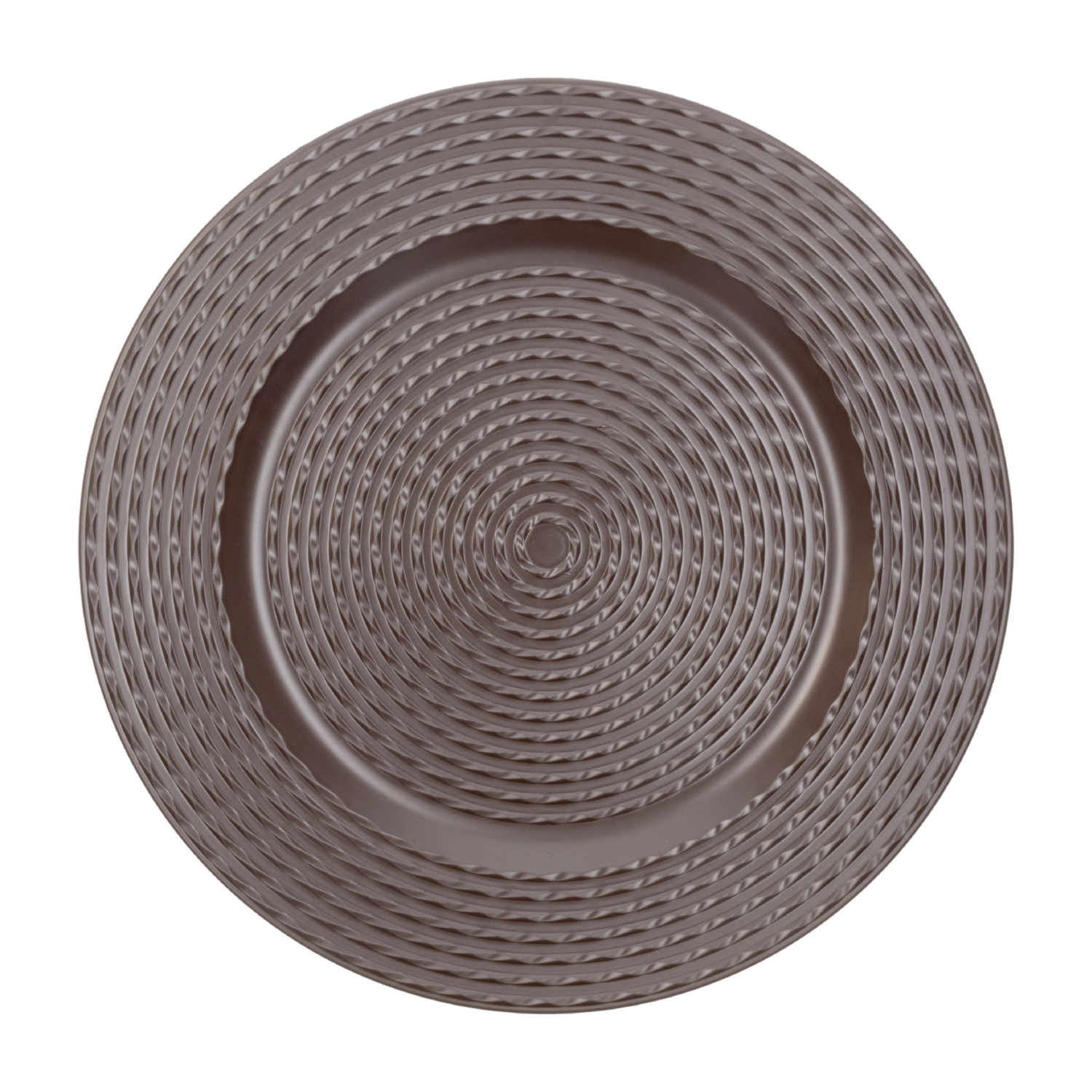 Plato Base Diseño Taupe Z&L 33 Cm