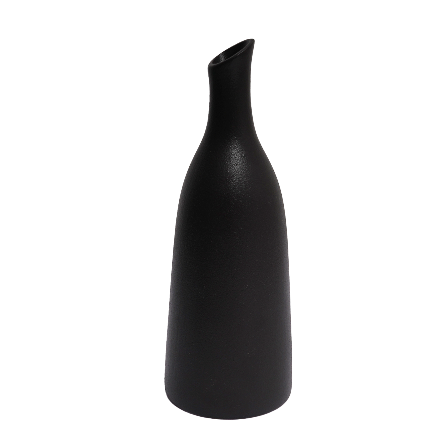Florero Decorativo Botella Negro LONSEN Unidad