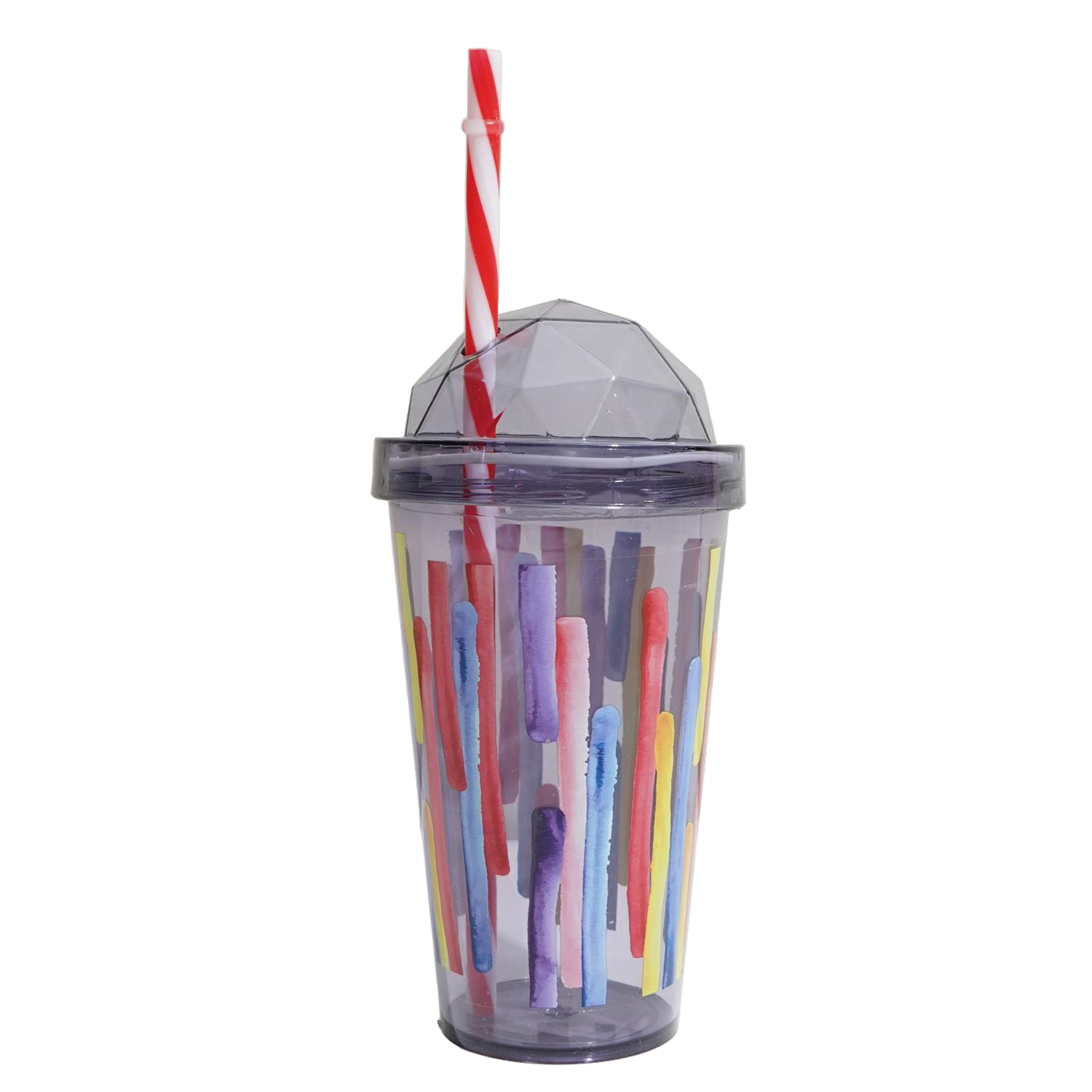 Vaso Domo Con Sorbete Líneas HEREVIN 660 Ml
