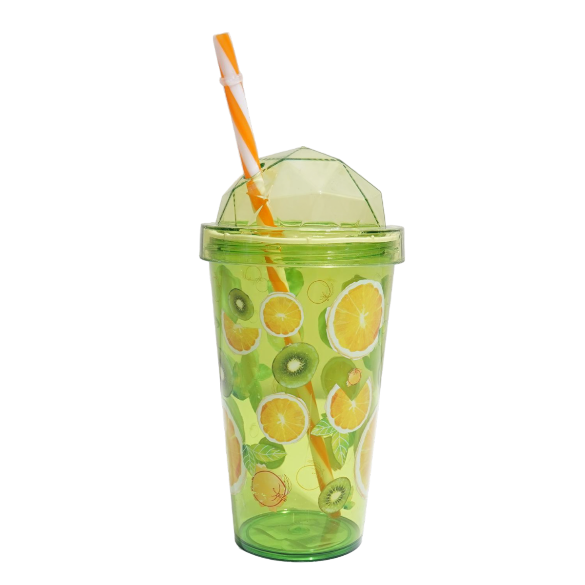 Vaso Domo Con Sorbete Naranja HEREVIN 660 Ml