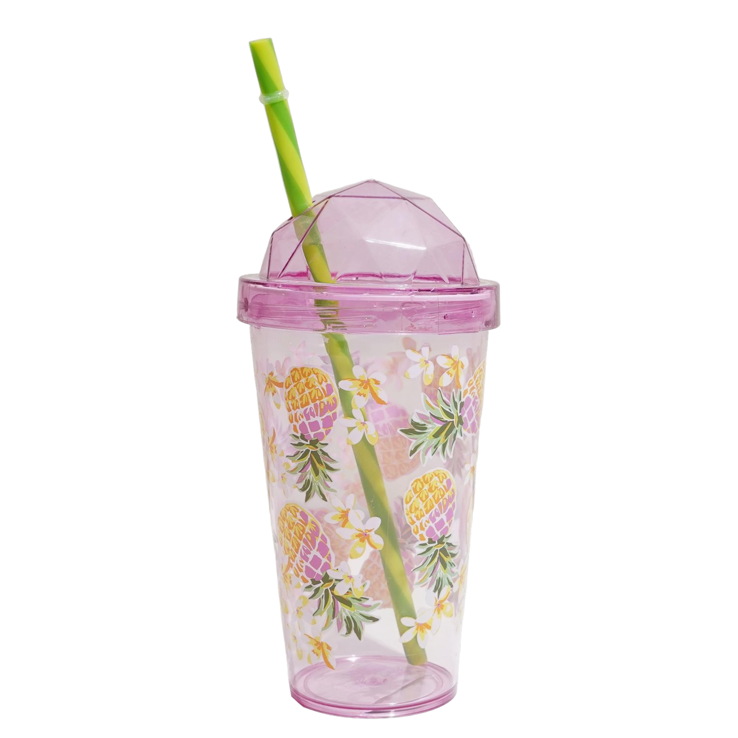 Vaso Domo Con Sorbete Pina Rosa HEREVIN 660 Ml