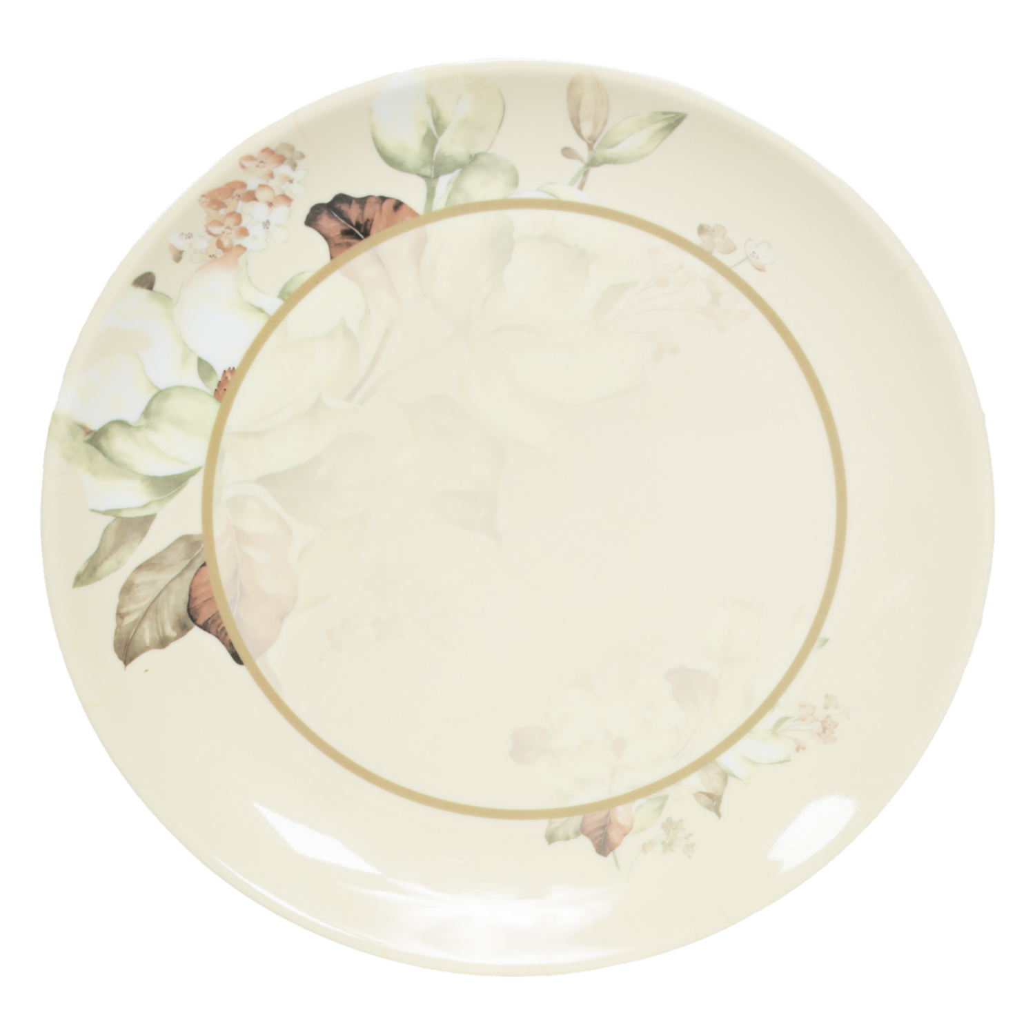 Plato Postre Diseño Floral FREE HOME 14.5X7 Cm