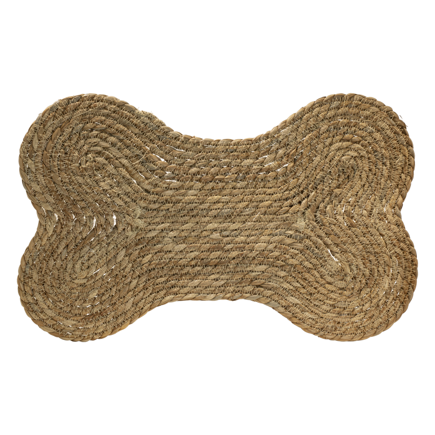 Individual Para Mascotas Rattan Diseño Hueso SKYLARK 50X32 Cm