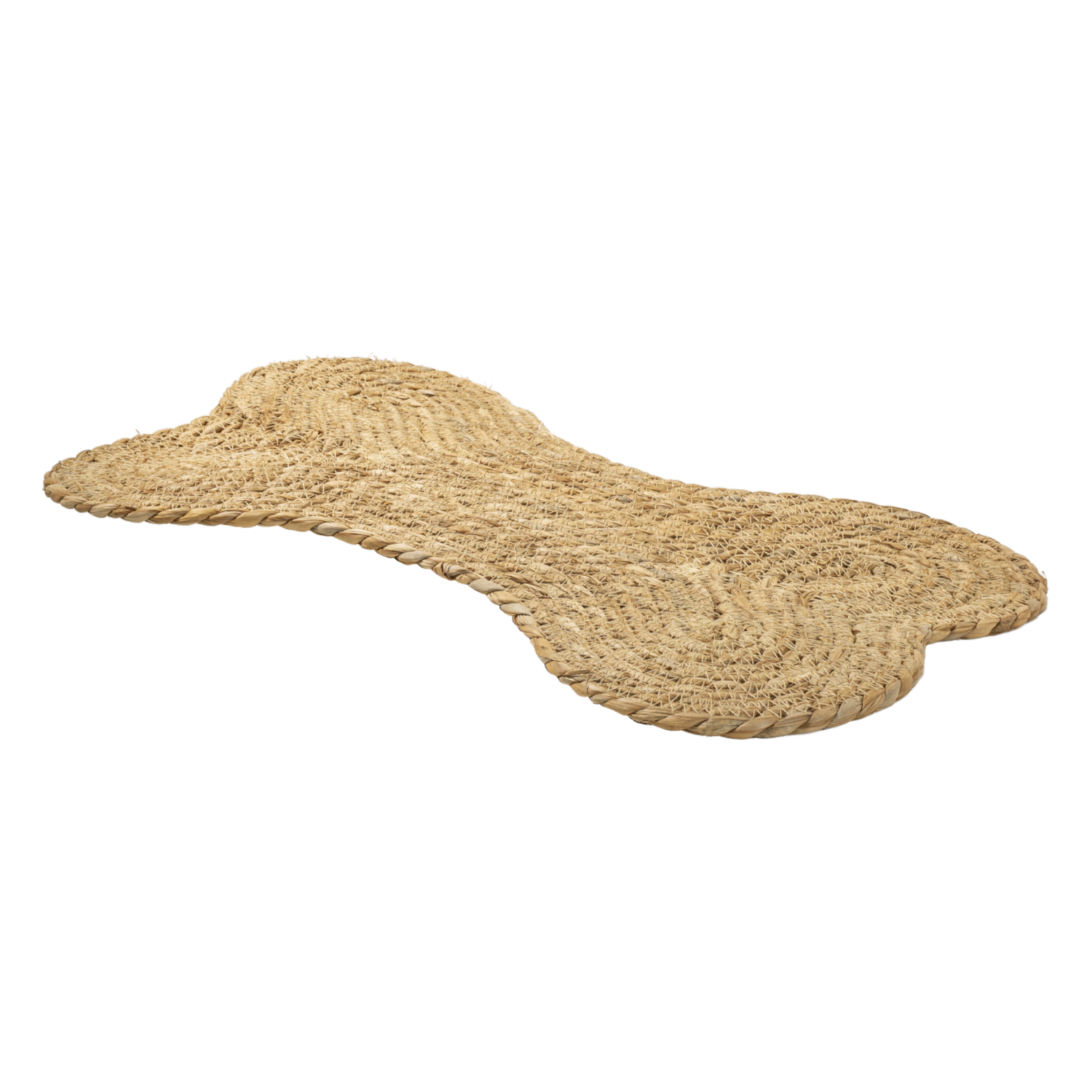 Individual Para Mascotas Rattan Diseño Hueso SKYLARK 50X32 Cm
