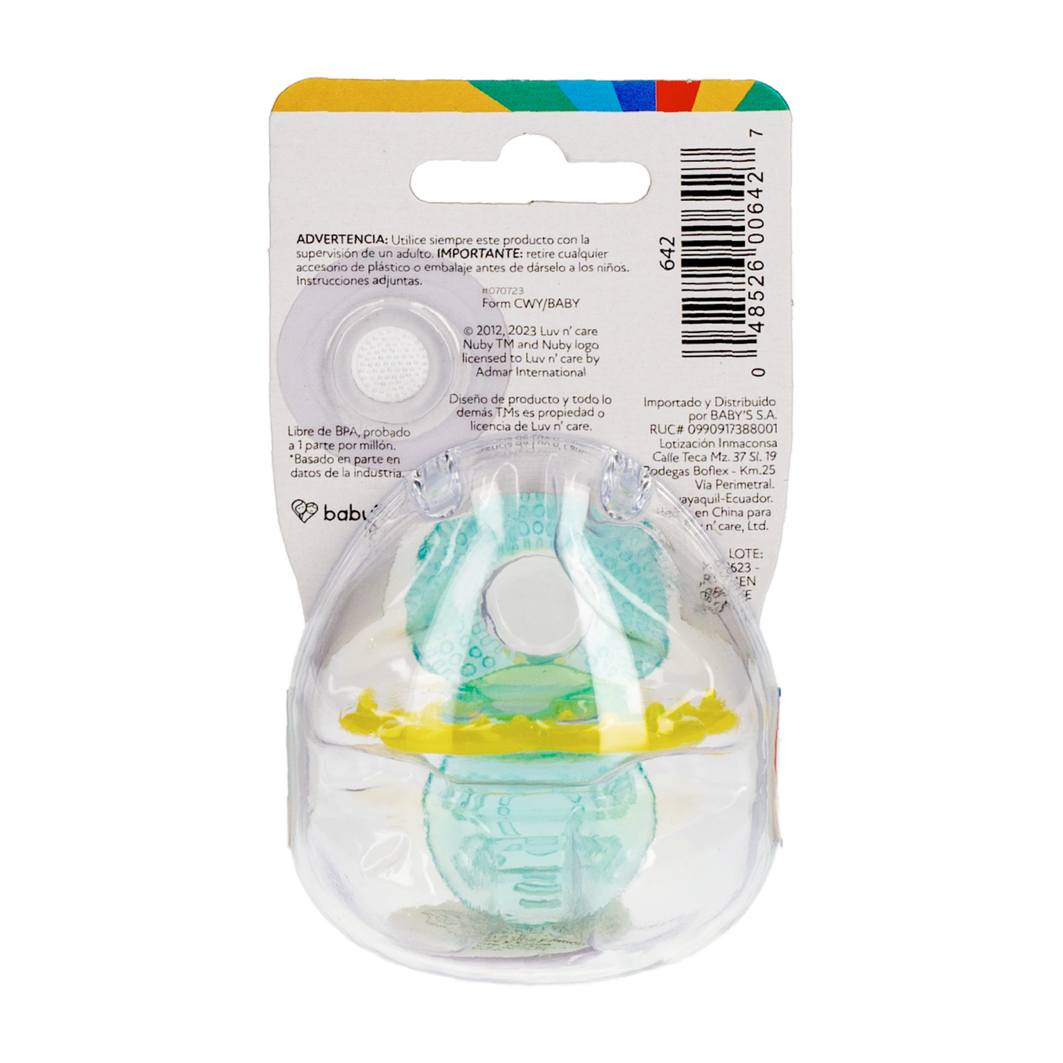 Masticador Infantil Chewbies NUBY Unidad