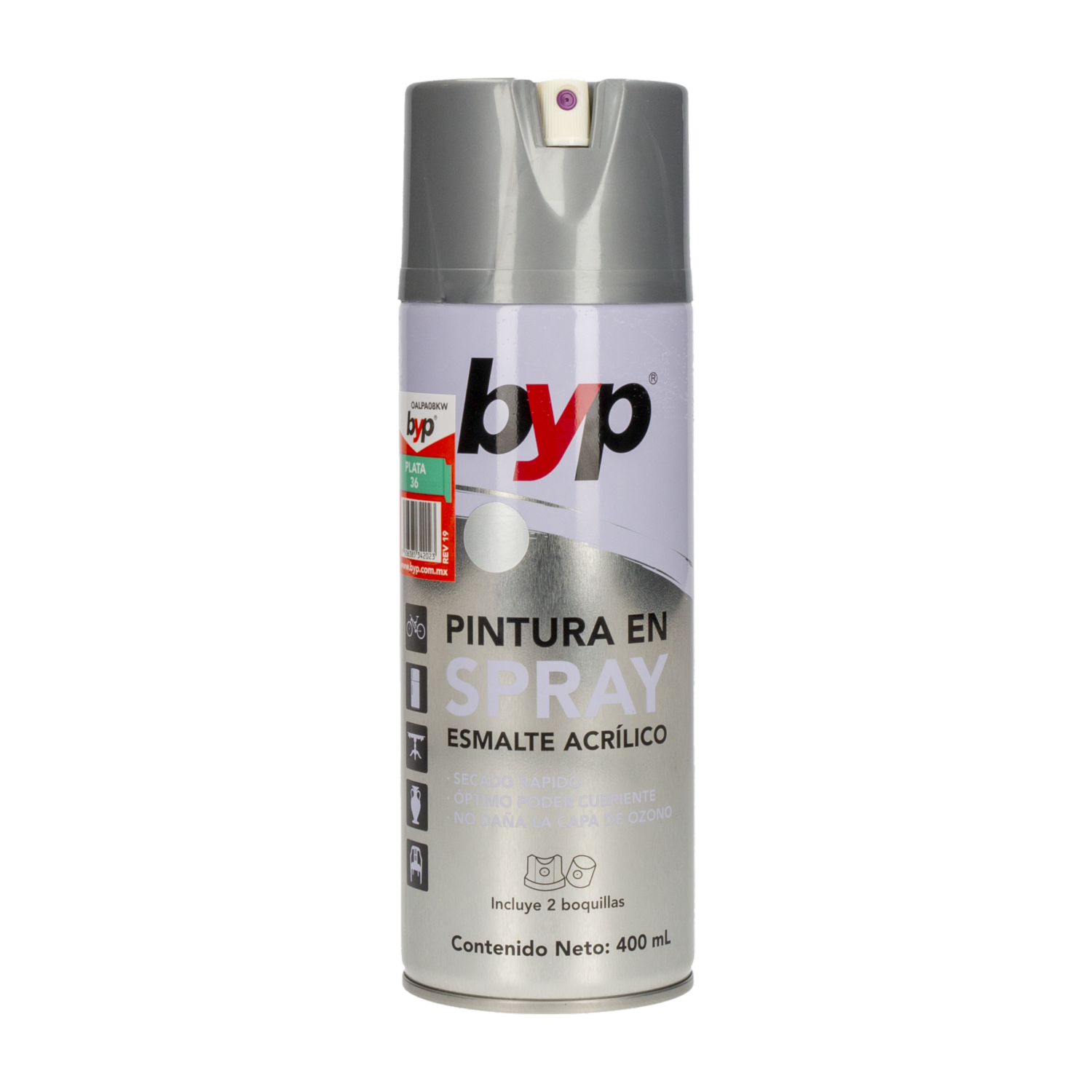 Pintura En Spray Plateado 36 LAMPA LIMITED Unidad