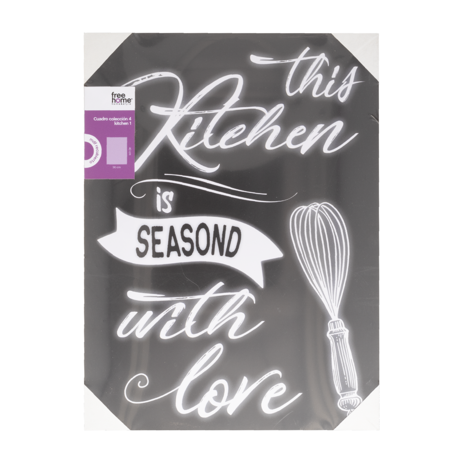 Cuadro Decorativo Colección  Kitchen 1 FREE HOME Unidad