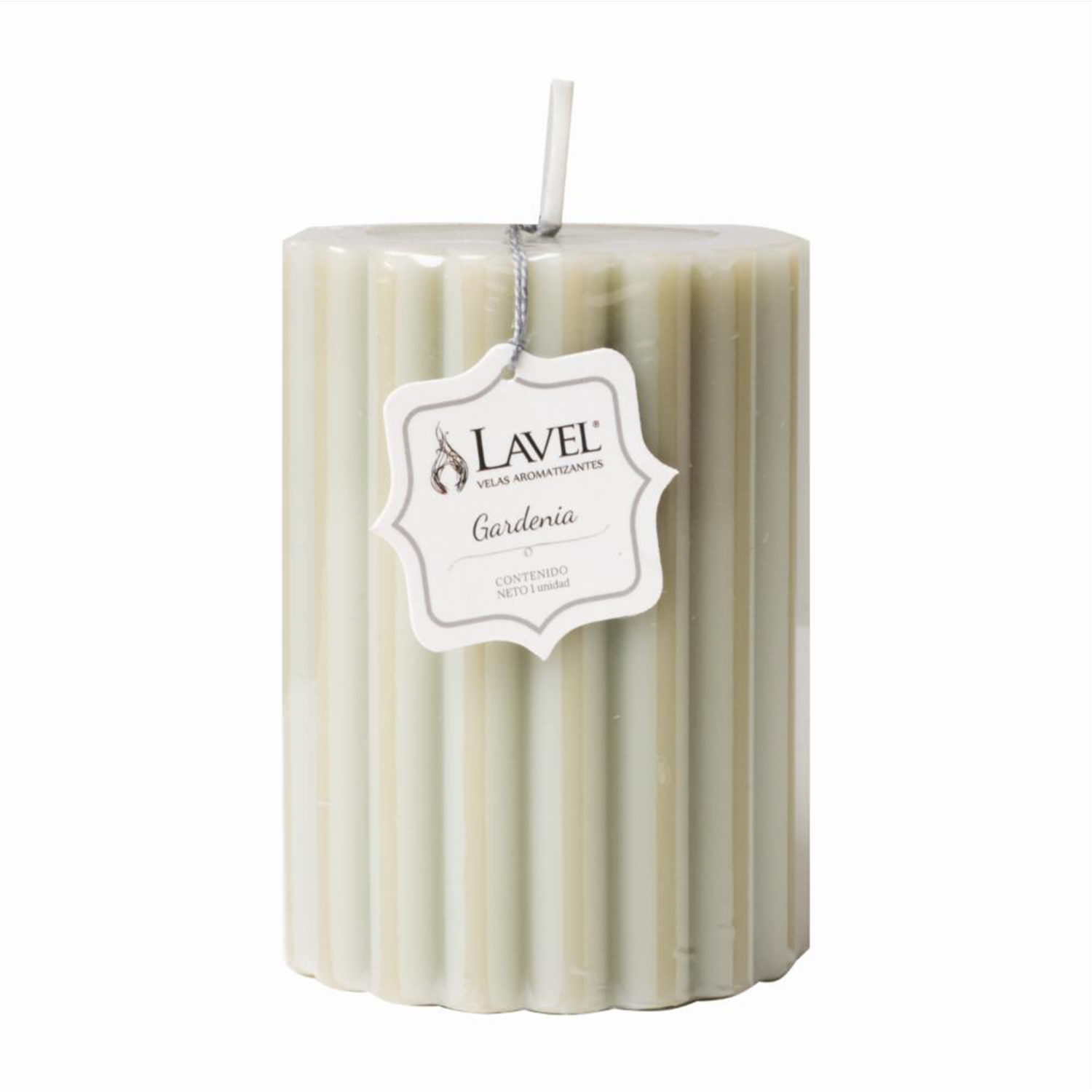 Vela Acanalada Red Taupe LAVEL 10 X 7 Cm